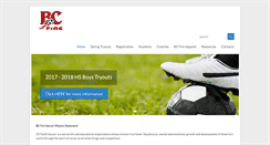 Desktop Screenshot of bcfiresoccer.org